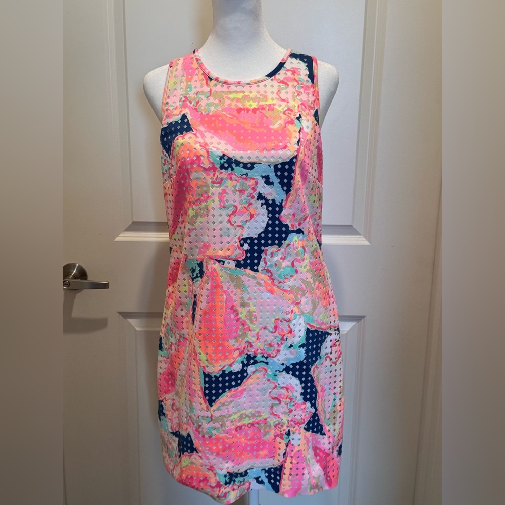 Lilly Pulitzer Perla Laser Cut Shift Dress